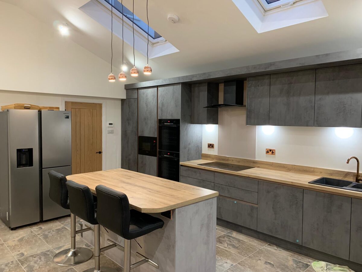 Vaulted kitchen extension